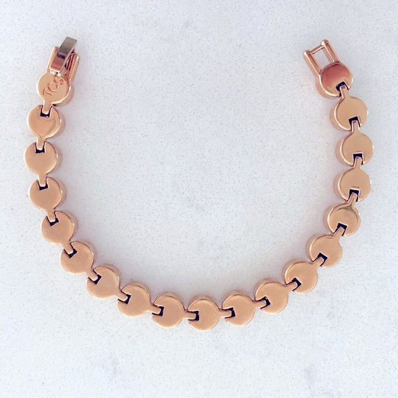 Swarovski Touchstone Crystal Rose Gold Silk Ice Bracelet - Picture 5 of 5